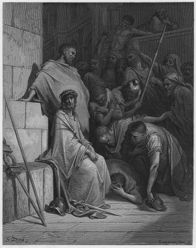 ギュスターヴ・ドール・バイブル：あざけるキリスト 作： Gustave Dore
